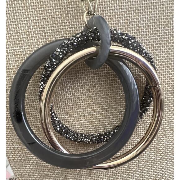 Vintage Rush By Denis And Charles Lucite Necklace. 42" - Picture 3 of 14